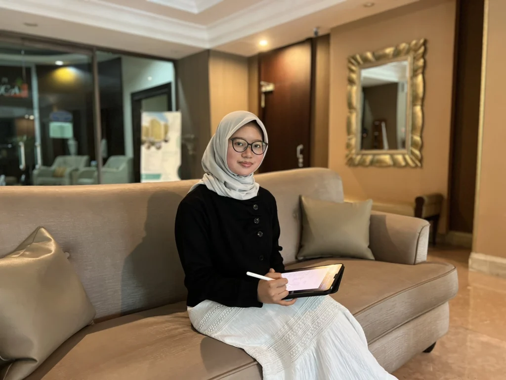 situasi kegiatan les privat secara online dari gurulesprivate