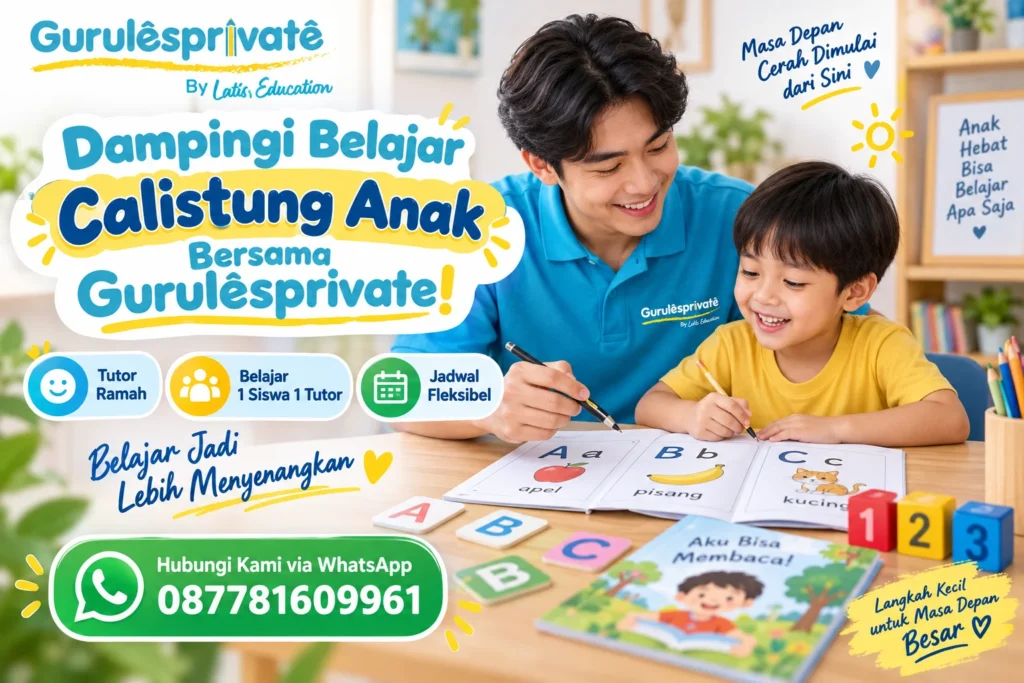 Dampingi Belajar Calistung Anak Bersama Gurulesprivate!