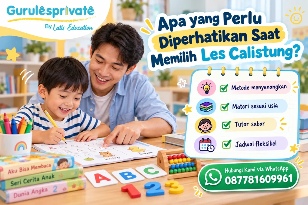 Apa yang Perlu Diperhatikan Saat Memilih Les Calistung?