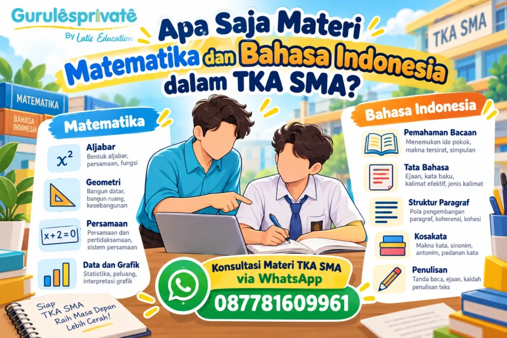 Apa Saja Materi Matematika dan Bahasa Indonesia dalam TKA SMA?